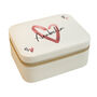 Personalised Heart Travel Jewellery Box, thumbnail 4 of 5