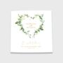 Personalised Wedding Day Card Heart Wreath, thumbnail 4 of 4