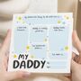 Daddy Fill In Card For Fathers Day, thumbnail 1 of 7