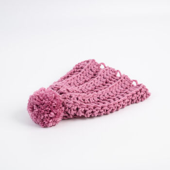 Beginners Beanie Hat Crochet Kit, 7 of 10