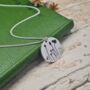 Sterling Silver Poppy Fields Necklace, thumbnail 5 of 5