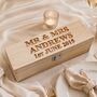 Personalised Wooden Wedding Bottle Box, thumbnail 1 of 3