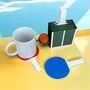 Ping Pong Coaster Set, thumbnail 4 of 4