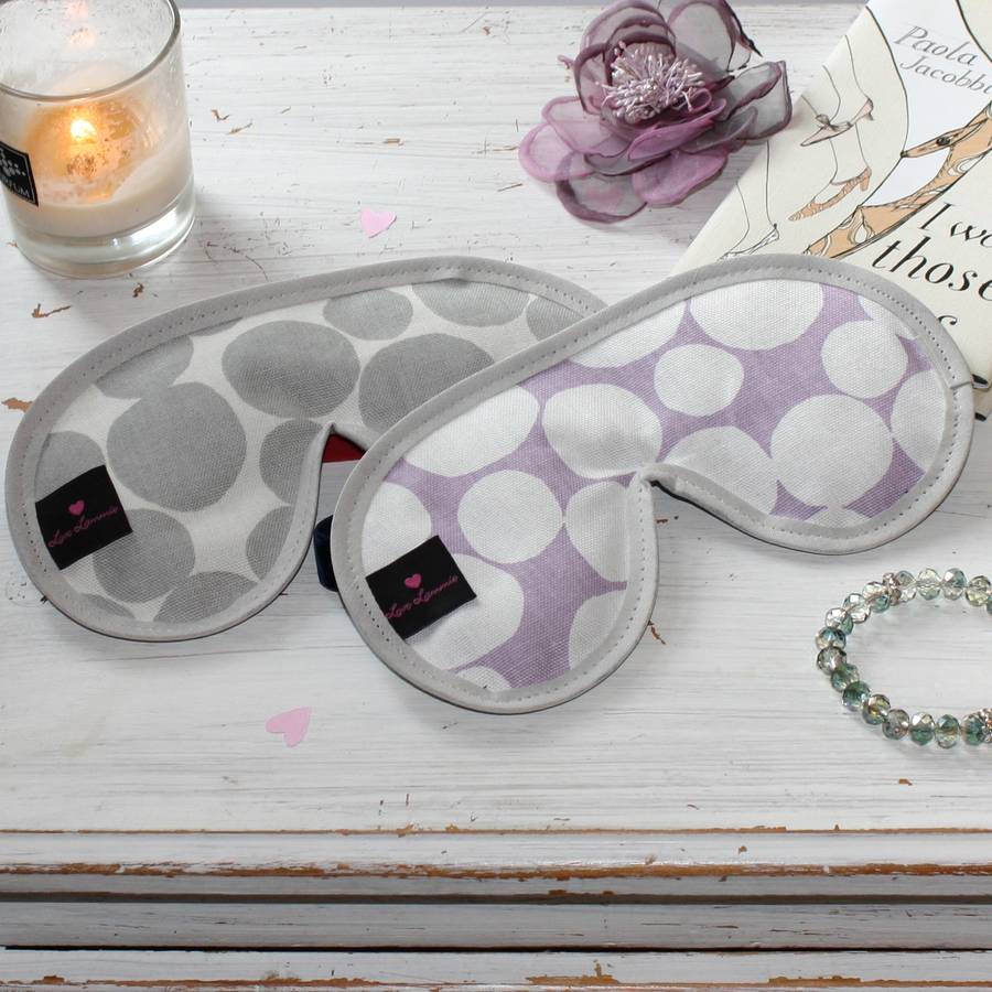 Luxury Lavender Filled Sleep Mask By Love Lammie & Co