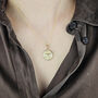 Aries Zodiac Star Sign Gold Plated Necklace, thumbnail 2 of 4