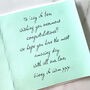From This Day Personalised Male Couple Wedding Card, thumbnail 5 of 5