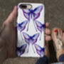 Rainbow Moths Tough Matt Phone Case, thumbnail 3 of 5