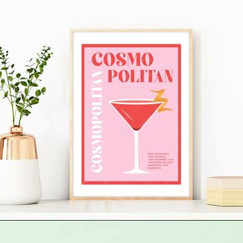 Cosmopolitan Cocktail Poster, 2 of 5