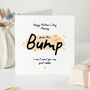 Personalised Mummy To Be Mother’s Day Card From The Bump First Mother’s Day Gift, thumbnail 1 of 6
