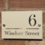 Personalised House Acrylic Number Sign Windsor, thumbnail 3 of 6