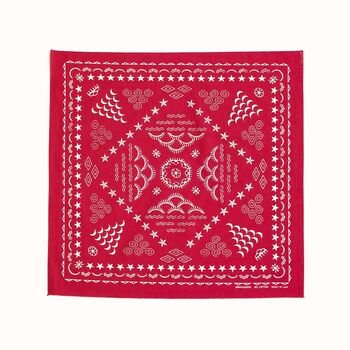 Red Elements Cotton Bandana, 4 of 5