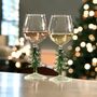 Christmas Tree Stem Wine Glass, thumbnail 6 of 6