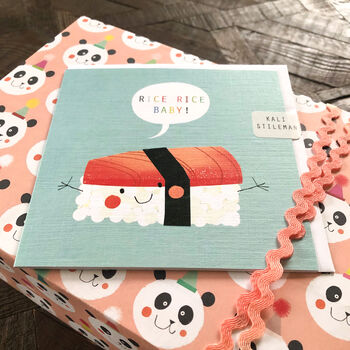 Rice Rice Baby Sushi Card, 4 of 4