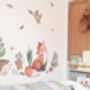 Children's Woodland Animals Wall Decal Stickers, thumbnail 9 of 11