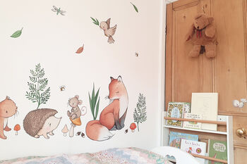 Children's Woodland Animals Wall Decal Stickers, 9 of 11