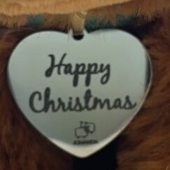 Jomanda Ec Happy Christmas Mini Highland Cow Brown, Gift Boxed, 3 of 4