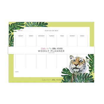 Tiger Weekly Planner Lola Design X Zsl, 3 of 3