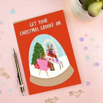 Rudolph The Red Nosed Reindeer Christmas Card, 3 of 3