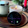 Personalised Merry Christmas Jar Candle, thumbnail 1 of 6