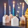 Wooden Christmas House Candle Holder, thumbnail 3 of 4
