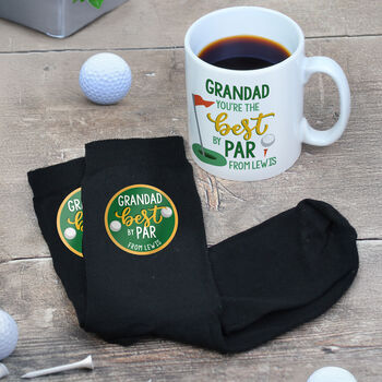 Golf Gifts For Him Best By Par Socks And Mug, 4 of 5
