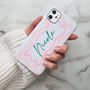 Wiggle Print Personalised Phone Case, thumbnail 1 of 6