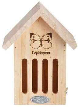 Fsc® Wooden Butterfly House Garden Wildlife Habitat, 2 of 3