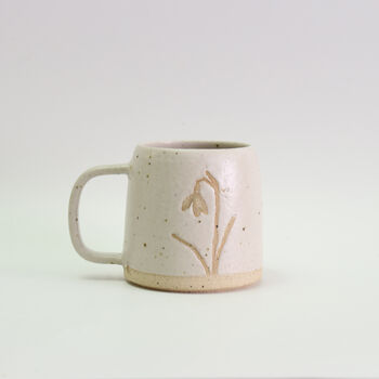 Snowdrop Stoneware Mug, 4 of 4