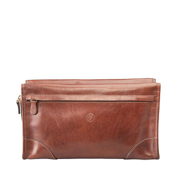 Large Men's Leather Toiletry Bag With Base 'Tanta', 2 of 11