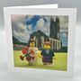 Lego Scottish Wedding Card, thumbnail 1 of 2