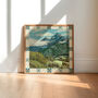 Mountain In The Country Print, Landscape Painting, thumbnail 1 of 11