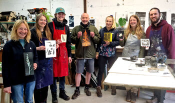 Botanical Print Making Experience In Bristol, 3 of 9