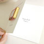 Personalised Teacher Thank You Card With Chocolate, thumbnail 4 of 4