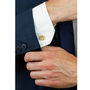 Rose Halo Cufflinks Gold/Silver/Rose Gold, thumbnail 2 of 8