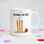 Funny Romantic Cricket Mug, thumbnail 3 of 3