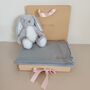 Personalised New Mum To Be Cashmere Bunny Gift Set, thumbnail 3 of 9