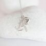 Sterling Silver Faith, Hope And Charity Necklace, thumbnail 2 of 11
