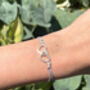 My Sister Interconnecting Heart Bracelet, thumbnail 3 of 8