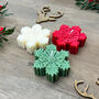 Festive Snowflake Candle Christmas Gift, thumbnail 1 of 9