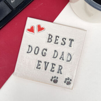 Best Dog Dad Ever Greetings Card, 4 of 5