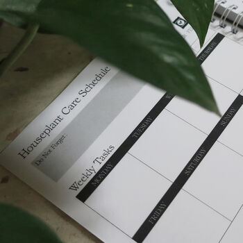Houseplant Annual Tracker Log Book, 7 of 7