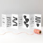 New Baby Fold Out Banner Card For Parents, thumbnail 2 of 5