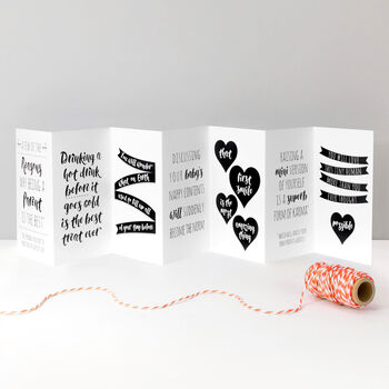 New Baby Fold Out Banner Card For Parents, 2 of 5