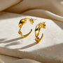 Fluid Hoop Earrings, thumbnail 4 of 10