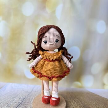 Handmade Crochet Doll, Knit Doll, Gift For Kids, 7 of 12