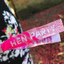 Hen Party Rose Gold Festival Wristbands, thumbnail 2 of 9