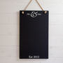Personalised Mr And Mrs Chalkboard, thumbnail 2 of 3