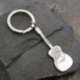 Personalised Silver Acoustic Guitar Key Ring, thumbnail 4 of 10