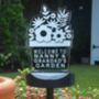 Personalised Plant Pot Design Outdoor Solar Light, thumbnail 8 of 8