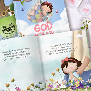 'God Made You' Personalised Keepsake Book, 11 of 12